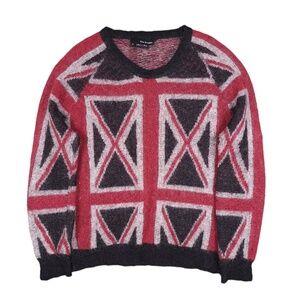 The Kooples Mohair Multicolor Crazy Sweater Size S